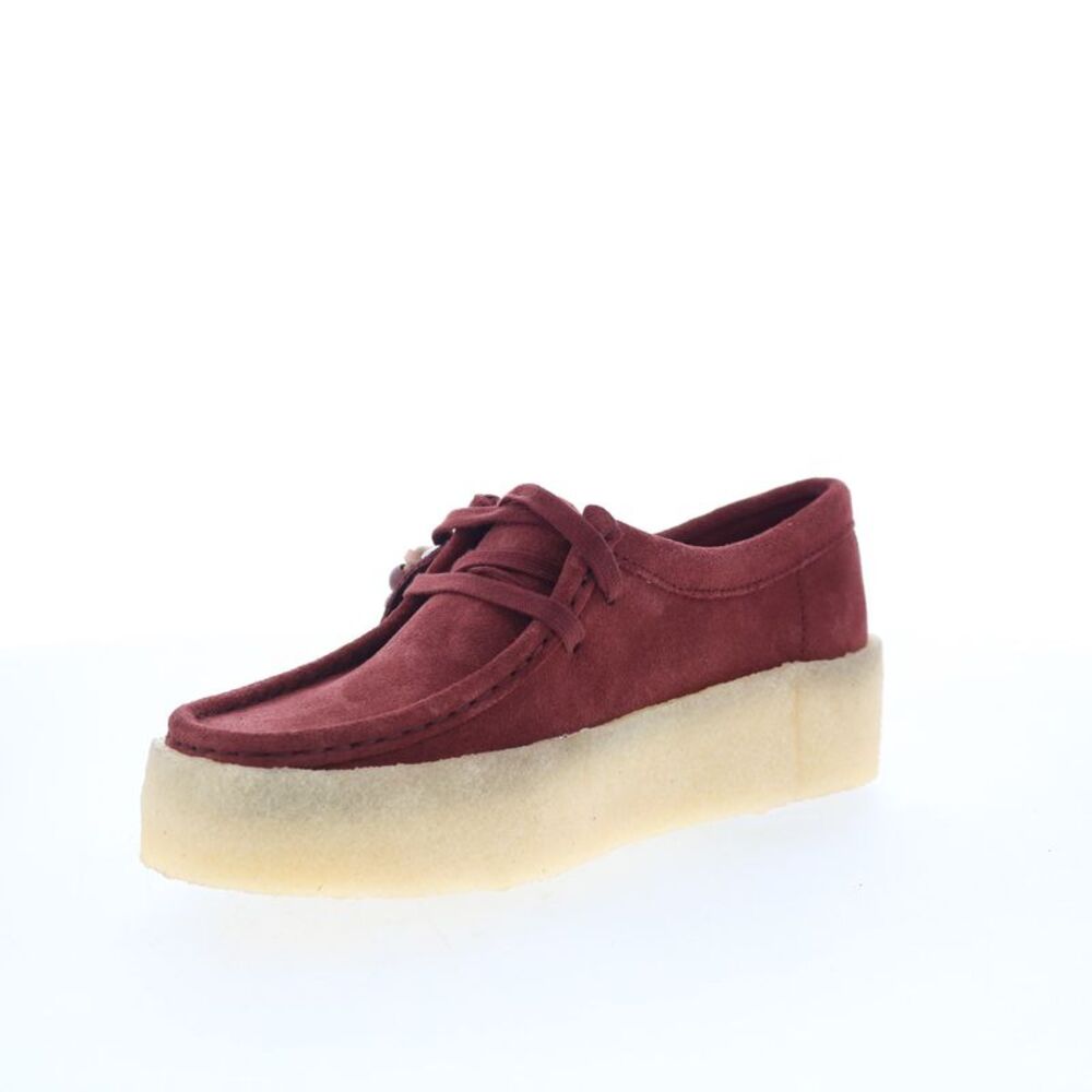 Clarks Womens Wallabee Cup Red Shoes (NWT) - Picture 4 of 7
